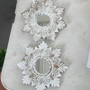 Home decor mirrors set of two